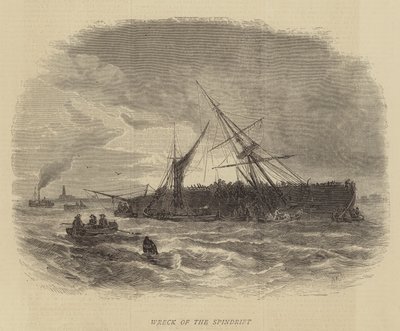 Wreck of the Spindrift by Walter William May
